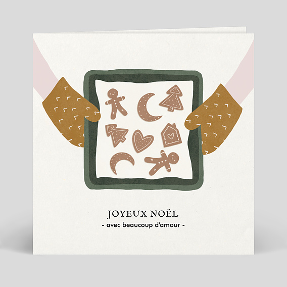 Carte de Noël  Petits Biscuits