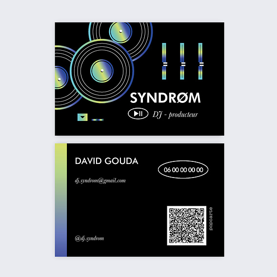 Carte de visite DJ