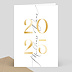 Carte de Vœux Entreprise Élégante Calligraphie Recto