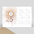 Carte de Vœux Entreprise Logo Calendrier