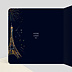 Carte de Vœux Entreprise Tour Eiffel Intérieur Gauche