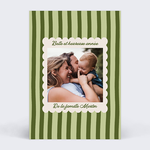 Carte de voeux Cadre moderne