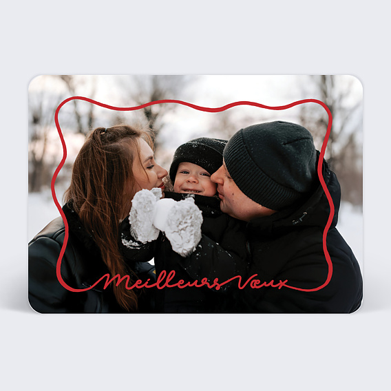 Carte de voeux Cadre souple