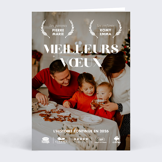 Carte de voeux Grande affiche