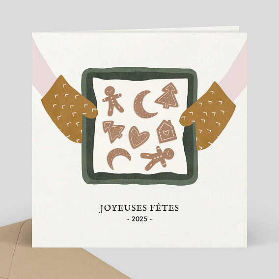 Carte de voeux Petits Biscuits