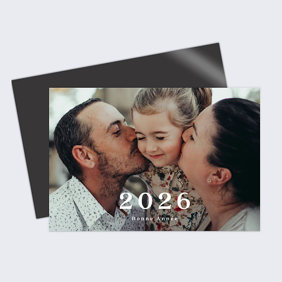 Carte de voeux Pleine page minimaliste