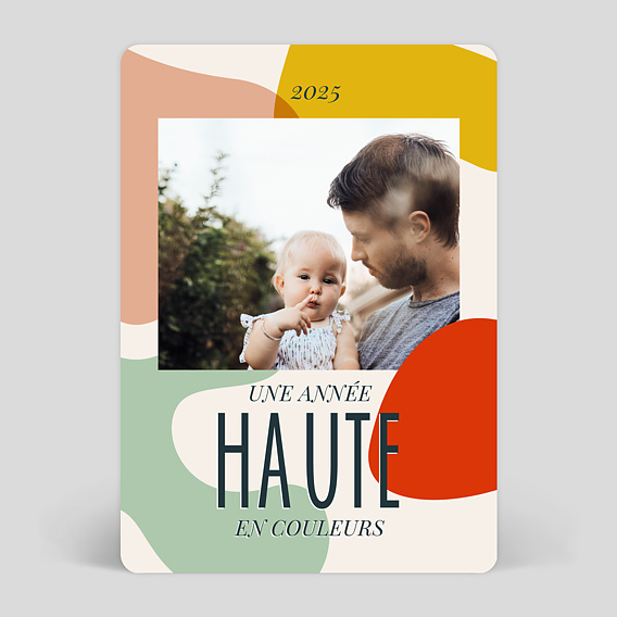 Carte de voeux Haut en Couleurs I