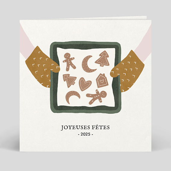 Carte de voeux Petits Biscuits