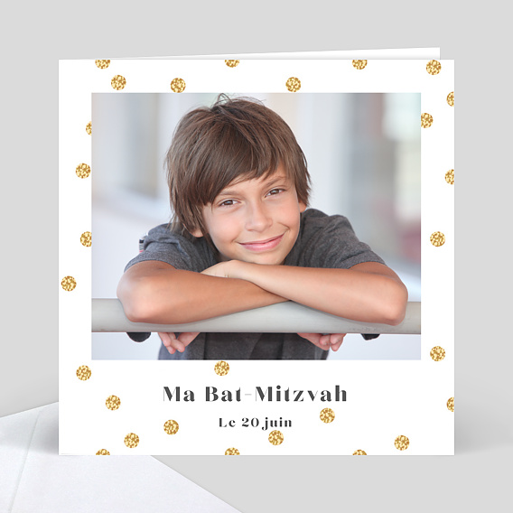 Faire Part Bar Mitzvah Bat Mitsvah Popcarte