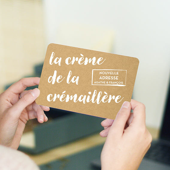 Invitation Cremaillere Kraft Popcarte