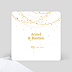 Cartes Invitation Mariage Fairy Lights