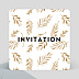 Invitation professionnelle Golden Jungle Recto