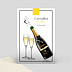 Carte d'invitation Champagne Recto