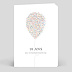 Invitation professionnelle Inauguration Balloons Recto