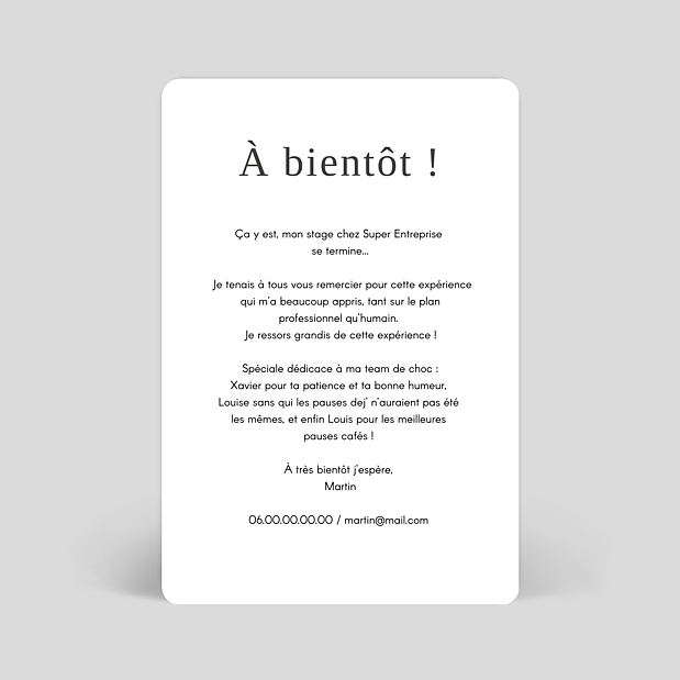 Invitation Professionnelle Pot De Depart Filet D Or Popcarte