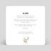 Invitation professionnelle Golden Jungle Verso