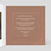 Carte d'invitation Champagne Confettis Intérieur Droit