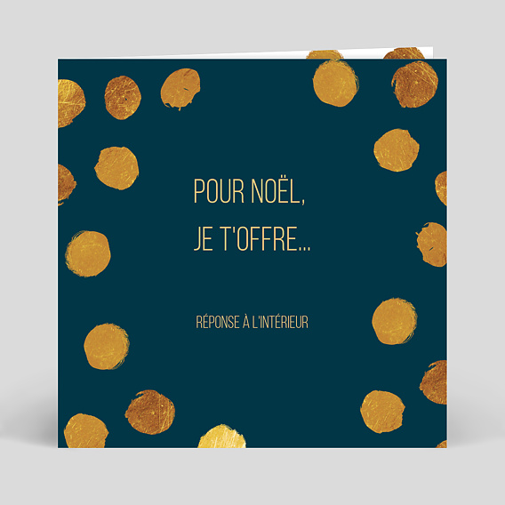 Carte de Noël  Graphique chic