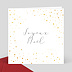 Carte de Noël  Dorure pois joyeux noel Recto