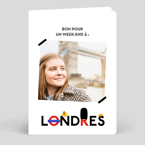 Carte de Noël  Bon pour Londres