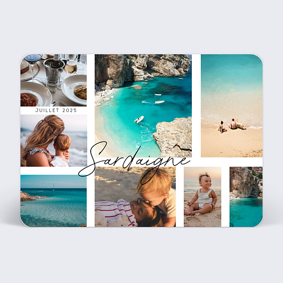 Carte postale Beau Pêle-mêle paysage