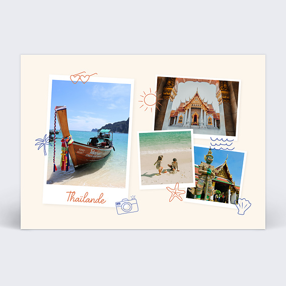 Carte postale Carnet de voyage