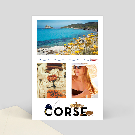 Carte Postale Corse Popcarte