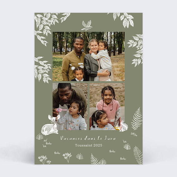 Carte postale Douce forêt