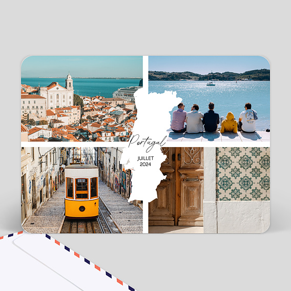 Carte postale Étiquette Portugal