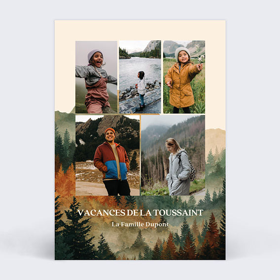 Carte postale Forêt d’automne