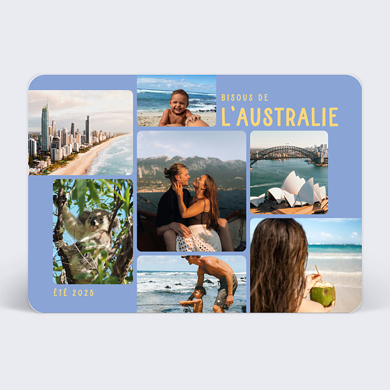 Carte postale Grand pêle-mêle