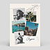 Carte postale Collage de Voyage Recto