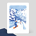 Carte postale Mona Leu-Leu x Popcarte - Ski