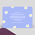 Carte postale Flowers Party Verso