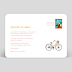 Carte postale Itinéraire à Vélo Verso