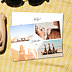 Carte postale Personnalisée avec votre destination et vos photos Après 4