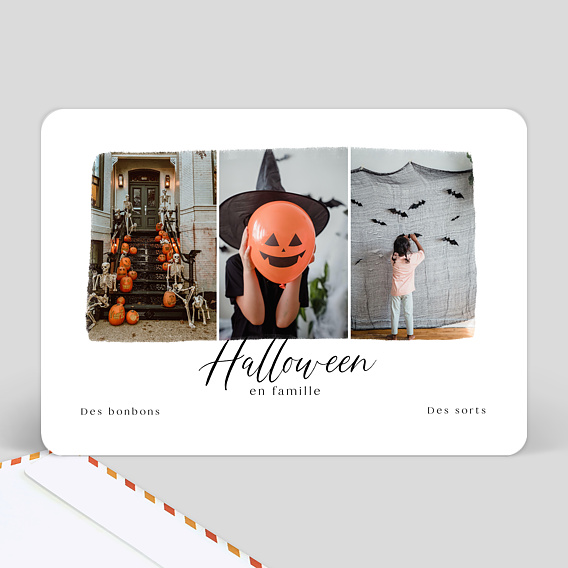 Carte postale Triptyque Halloween