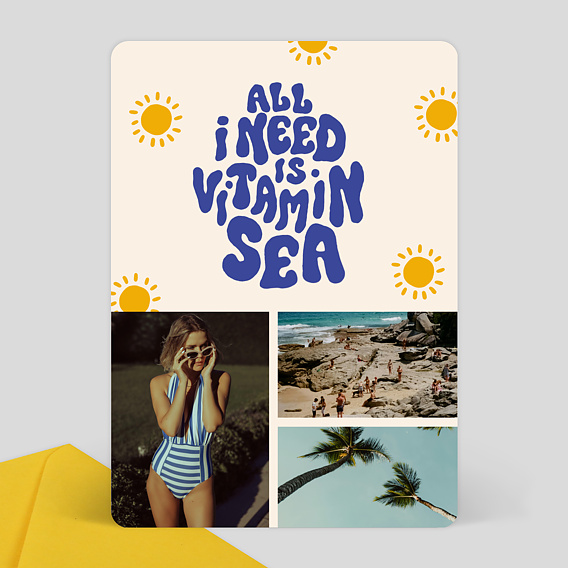 Carte postale Vitamin Sea