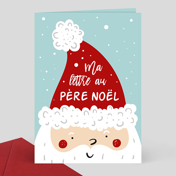 Carte De Noel Lettre Au Pere Noel Popcarte