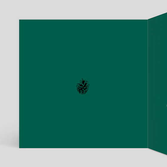 Enveloppes carrées vert pomme luxe, Carte de voeux entreprise