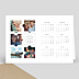 Carte de Voeux Calendrier Puzzle Recto