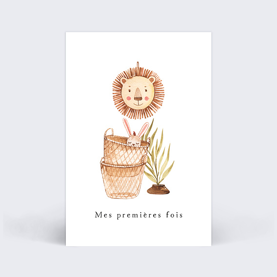 Carte étape bébé Petit Cocon