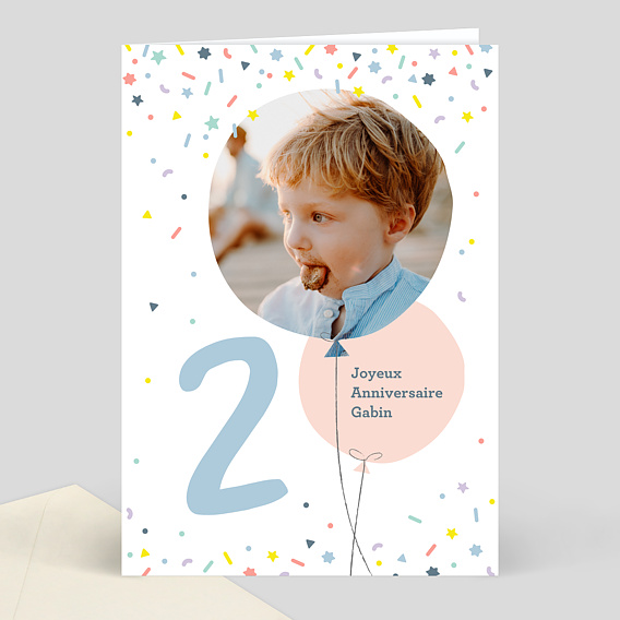 Carte D Anniversaire Enfant 5 Ans Souhait