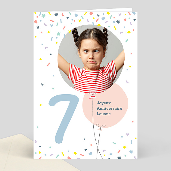 Carte D Anniversaire Enfant 5 Ans Souhait