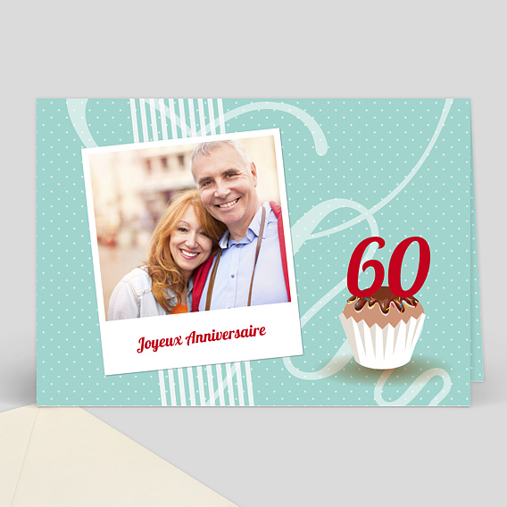 Carte Anniversaire 60 Ans Popcarte