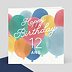 Carte Anniversaire enfant Balloons