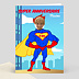 Carte Anniversaire enfant Superman Äge Modifiable