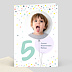 Carte Anniversaire enfant 5 ans