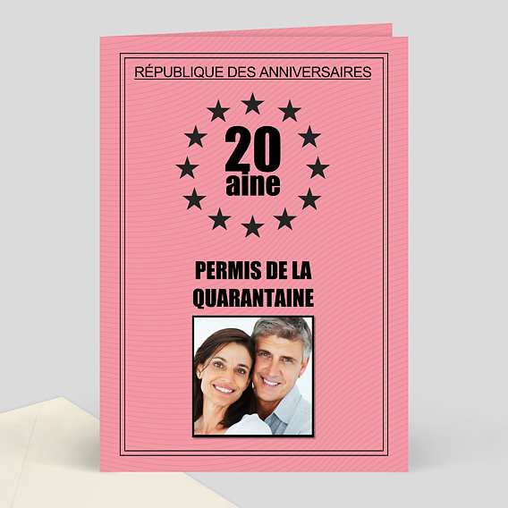 Carte anniversaire adulte Permis de Conduire