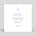 Carte anniversaire enfant Violette Verso